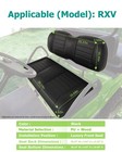 Black Golf Cart Front Cushion Set Fits E-z-go Rxv Golf Cart Front Seat Kit New