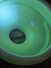 Antique Ritter Dentist Dental Spitton Sink Custard Glass Uranium 