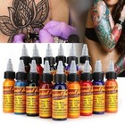 16 Colors Set 1oz 30ml Professional Ink Eternal Tattoo Permanent Set Authentic