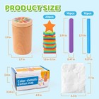 Montessori Wooden Toddler Toys    3-in-1 Fine Motor Skills Small  Multicolor 