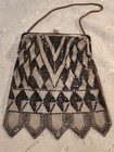 Atg Whiting   Davis Co Mesh Bass Art Deco Evening Bag 1920 s Marked Perfect 