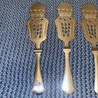 Van Gogh Absente Absinthe Sugar Spoon  Seeing Double  Lot Of Three Silver Toned
