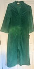 Vintage Herress Green Velour Robe Womens 2 39 Long Zip Front Usa Made Nwt