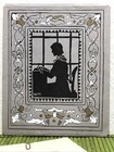Vintage Small Paper Folder Envelope 1930s 5 75  X 6 75  Shadow Picture Writing