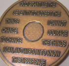 Alcoholics Anonymous Aa 35 Year Bronze Medallion Coin Chip Token Sobriety Sober
