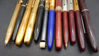 12 Piece Lot - Assorted Vintage Ball Point Pens - Parts And Repair