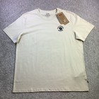 Fjallraven Kanken T-shirt Boston Chalk White Organic Cotton Unisex Size L Nwt