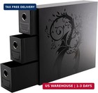 Dragon Shield Fortress   Tcg Collection Storage   3-card Drawers Vertical - Blac