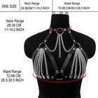 Punk Gothic Leather Body Chain adjustable Chest Harness waist Belt caged Bra Top