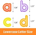 78 Pcs Translucent Letters And Numbers     Plastic Alphabet Letters For Kids        