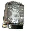 Canadian Mist Wildlife Rocks Glass -etched Moose  Set Of 2