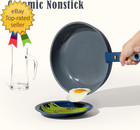 Ceramic Cookware Set Non Toxic  Pfas Free 15pcs Pots And Pans Set Non Stick