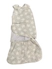 Halo Sleepsack Swaddle S 3-6m Gray Star Fleece Wearable Blanket Wrap