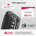 2 Pack Tsa Approved Luggage Locks  4 Digit Combination Travel Locks Resettable C