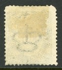 Danish West Indies 1876 10   Dark Blue   Black Brn Thin Pater Inverted Frame N64