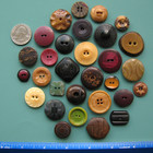 Antique Vintage Vegetable Ivory Buttons Vi 30 Pcs Different Pattern Color Lot 6