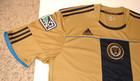 Adidas Philadelphia Union Mls Soccer Football Gold Climacool Jersey Size 2xl