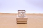 Antique Stokes   Sons Sterling Silver Napkin Ring  Australian Octagonal Engraved