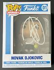 Novak Djokovic Signed Autograph Tennis Custom Funko W exact Proof   Beckett Coa