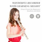 Easttop 8 Holes Ivory Soprano Recorder Flute Baroque Musical Instrument New  