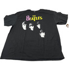 New The Beatles Graphic T Shirt Classic Black Size 2xl John Paul George Retro 60