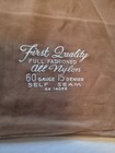 2 Pair Unbranded Seamed Nylon Stockings Size 10  60-15