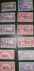 Falkland Islands   Dependencies Stamp Lot - 28 Mint Lightly Hinged  mlh  Kgvi