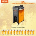 Vevor Insulated Hot And Cold Beverage Dispenser Server 5 Gallon Food-grade Ldpe