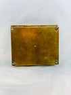 Vintage Hecho En Mexico Brass And Inlayed Laips Chip Trinket   Cigarette Box