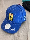 Scuderia Ferrari 2025 Special Edition Monza Hat - Blue - Hamilton Leclerc New