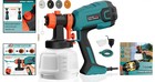 Hychika Paint Sprayer  700w Hvlp Electric Paint Sprayer  1200ml Tank 4 Nozzles