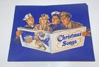 Vintage 1940s Ww2 Christmas Carol Sheet Music Us Military Army Navy Marines Wac