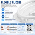 Ykf-116 Front Door Seal Gasket  12 1 Cm Id X 13 6 Cm Od Silicone Replacement
