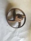 Vintage Cast Iron 7  Dia  X 1  Wide Wheel Steampunk Industrial D  cor