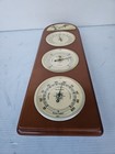 Vintage Sunbeam 3 Gage Weather Station Thermometer Barometer Humidity  Mint 