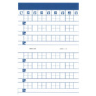 Abbott Freestyle Self Testing Log Book   5 Pack  