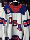 Nike Team Usa Hockey 2026 Olympics White Jersey Blank Men s Medium Nwt Official