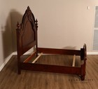 Henredon Carlyle Mahogany Victorian Style High Back King Bed