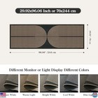 Lahome 2x8 Rainbow Jute Runner Rug - Non-slip  Washable For Hallways   More