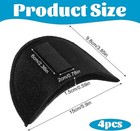 2 Pairs Set-in Shoulder Pads Thickness 1 5cm Shoulder Pads For Clothing Breathab