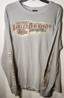 Harley Davidson Long Sleeve Black Eagle Dubuque Iowa Men s Size Large Shirt