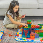 Magna-tiles 84pc   Storage Bin playmat Bundle