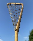 Excellent Early Wooden Lacrosse Stick  Lax 44  Long X 8  Across Great Patina W w