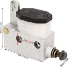Go Kart Brake Master Cylinder  Metal Brake Master Cylinder Pump  High Strength