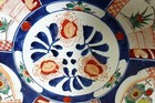 Antique 18  Japanese Imari Porcelain Charger Large Meiji Period Patchwork Plate