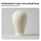 Hairpiece Block Professional Mannequin Head With Clamp Stable For Hair Stylists