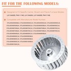 Draft Inducer Motor Blower Wheel For Carrier Bryant Payne Furnace Hvac