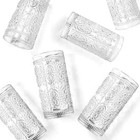 6 Pack 12 Oz Romantic Water Glasses Premium Drinking Glasses Tumblers Beverages
