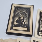 Rare Set - Vintage Antioch Ex Libris Bookplate  Children   Dog - Most Unused