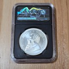 2018 1 Oz Silver Krugerrand 1 Gram Silver Metal Label Gem Uncirculated Fdop 1oz